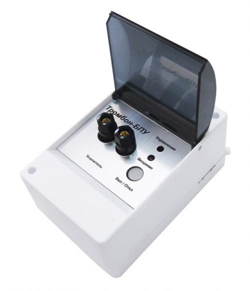 Тромбон-БПУ - Блок подключения усилителя, коммутируемые напряжение/мощность - от 30 до 120В/ до 500Вт, управляющие напряжение/ток - 24В/0.1А, 87Х81Х137мм, 0.5кг Блок подключения усилителя, коммутируемые напряжение/мощность - от 30 до 120В/ до 500Вт, управляющие напряжение/ток - 24В/0.1А, 87Х81Х137мм, 0.5кг