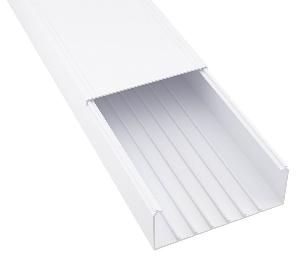 Короб с крышкой с направляющими для установки разделителей (8 м/уп)