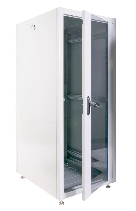 Шкаф телекоммуникационный напольный ЭКОНОМ 30U (600 × 800) дверь стекло, дверь металл