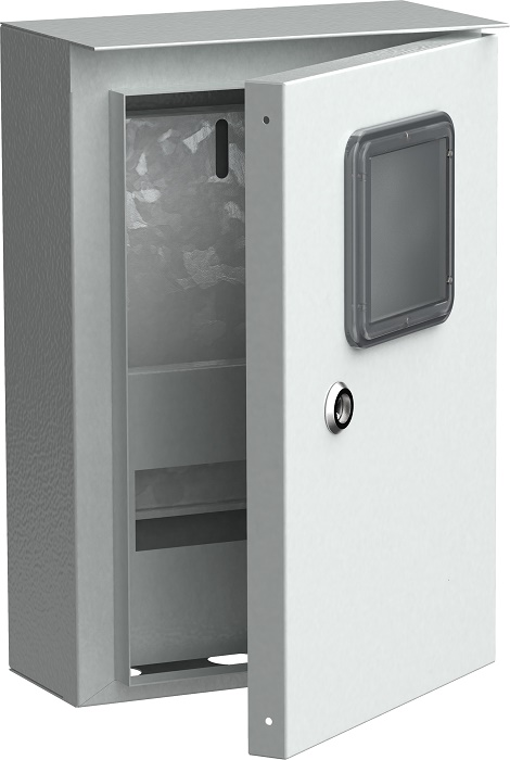 TITAN Корпус металлический учетно-распределительный ЩУРн-1/9 (370х250х135) IP54