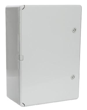 Корпус пластиковый с монтажной панелью ЩМП IP65 серая дверь 500х350х190