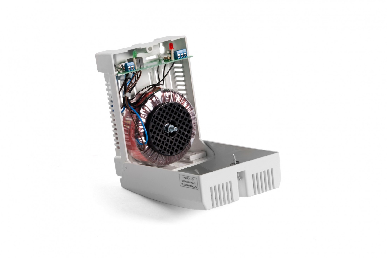 Источник питания, выходное переменное напряжение 24В, 50Гц. Максимальный ток выхода - 5А