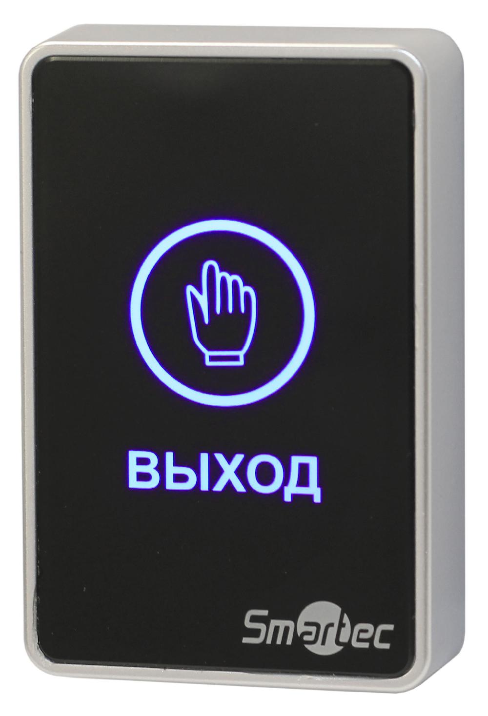 ST-EX020LSM-BK | Кнопка выхода сенсорная, черная, накладная, пластик, НЗ/НР