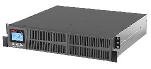 Онлайн ИБП ДКС серии Small Rackmount, 2000 ВА/1800 Вт, 1/1, 8xIEC C13, EPO, USB, RS-232, RJ45, Rack 2U, 4x9Ач