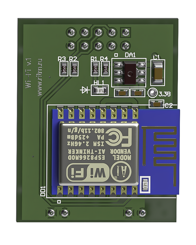 Расширитель WiFi предназначен для подключения приборов «Mega v.4» к беспроводной сети и передачи сообщений через WiFi каналы связи