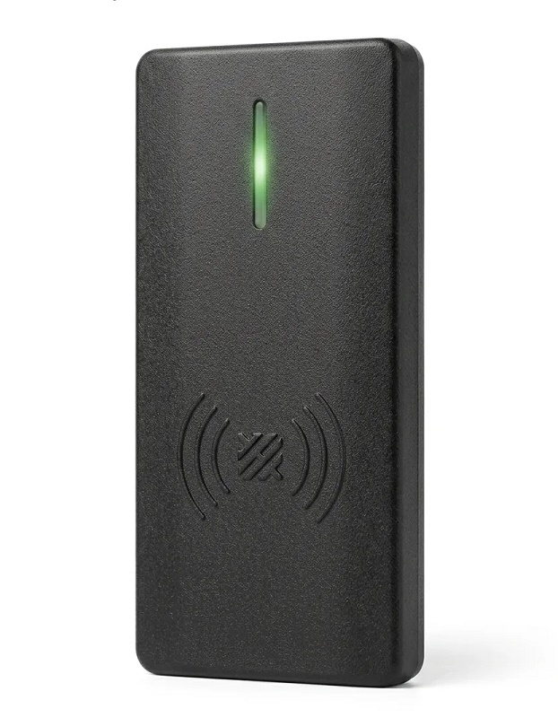 Считыватель бесконтактных карт стандарта Mifare, Wiegand 8...66, USB, чтение Mifare Classic 1K, 4K, Mifare Plus SE и Mifare Plus X, ISO14443A, ISO14443B, ISO15693(ICODE). Чтение UID карт и/или телефона с NFC (только для Android), Защищенный режим “Код объекта”, Защищенный режим чтения закрытой области; Поддержка 3-х уровней безопасности (Security Level 1,2,3), IP65, -30…+50ºC, 12-24В, 75мА, 105х47х20 мм.