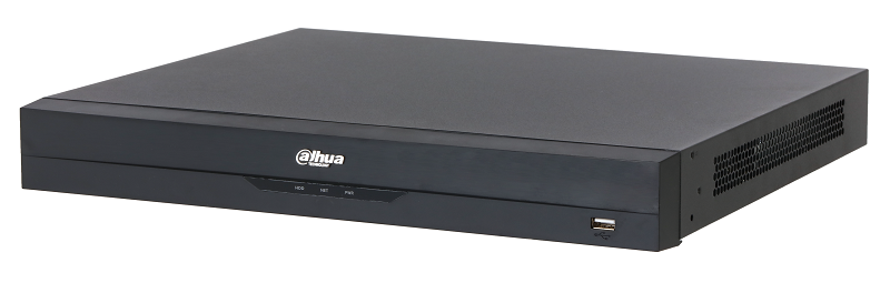 8-канальный IP-видеорегистратор c PoE, 4K, H.265+ и ИИ, Входящий поток до 448Мбит/с; сжатие: H.265+, H.265, H.264+, H.264, MJPEG; разрешение записи до 32Мп; накопители: 2 SATA III до 16Тбайт; воспроизведение: 8кн@8Mp, 2кн@32Мп; видеовыходы: 1 HDMI (8K), 1 VGA; cеть: 1 RJ45 1000Мбит/с, 8 RJ45 100Мбит/с (PoE/PoE+), до 130Вт, поддержка ePoE); aудиовх/вых: 1/1; тревожные вх./вых.: 4/2; питание: 100~240В(AC); видеоаналитика: 4кн AcuPick, 4кн детектор лиц и распознавание лиц (12лиц/с), 4кн видео метаданные, 8кн охрана периметра, IVS, 8кн SMD Plus; видеоаналитика с камер: AcuPick, детектор лиц и распознавание лиц, видео метаданные, распознавание номеров ТС, тепловая карта, подсчет людей, интеллектуальный поиск, POS, поддержка тепловизионных (TPC) и мультиматричных камер