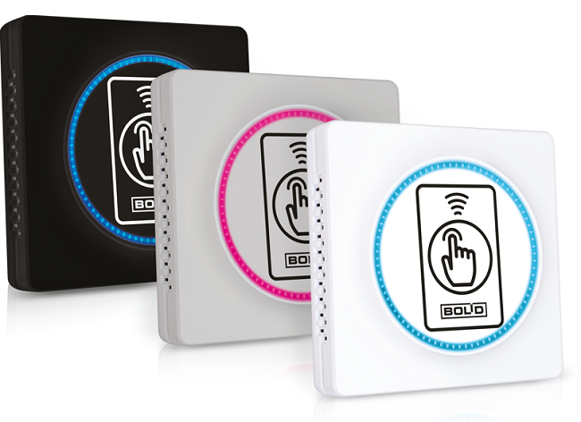 Считыватель проксимити карты EM-Marin, ProxCard II HID с интерфейсом Touch Memory, Wiegand-26 и -44. Кнопка для команд. -25 до +60°С . Накладной и розеточный. Цвет - белый