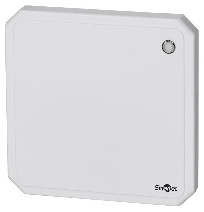 Считыватель UHF, интерфейс Ethernet, RS232, RS485, Wiegand26/34, дальность 0-9 м, -35°- 60° С, 26 х 26 х 6 см, 12 В DC, 1 А