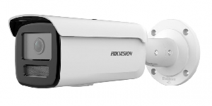 8Мп уличная цилиндрическая IP-камера c Smart гибридной EXIR/LED подсветкой до 60м  и технологией AcuSense 1/1.8"" Progressive Scan CMOS; объектив 2.8мм; сжатиеH.265+; WDR 130дБ, 3D DNR, BLC, ROI; слот для microSD до 512Гб
