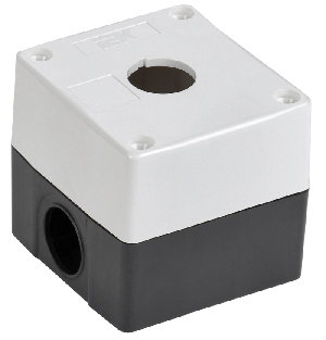 Корпус КП101-Р для кнопок 1 место белый