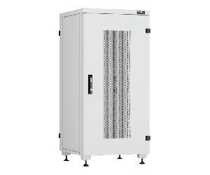 Напольный шкаф серии Lite II 19", 24U, перфорированная дверь, цельнометаллические стенки и задняя дверь, Ш600хВ1241хГ600мм, в разобранном виде, серый