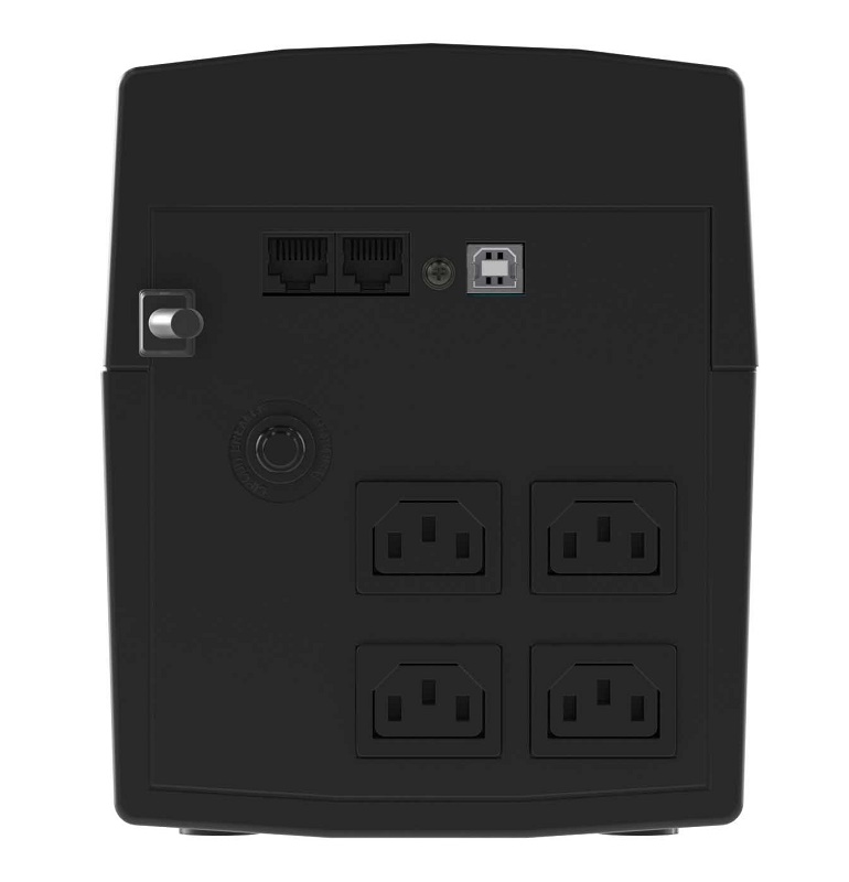 Линейно-интерактивный ИБП ДКС серии Info LCD, 1500 ВА/900 Вт, 1/1, 4xIEC C13, USB + RJ45, LCD, 2x8Aч