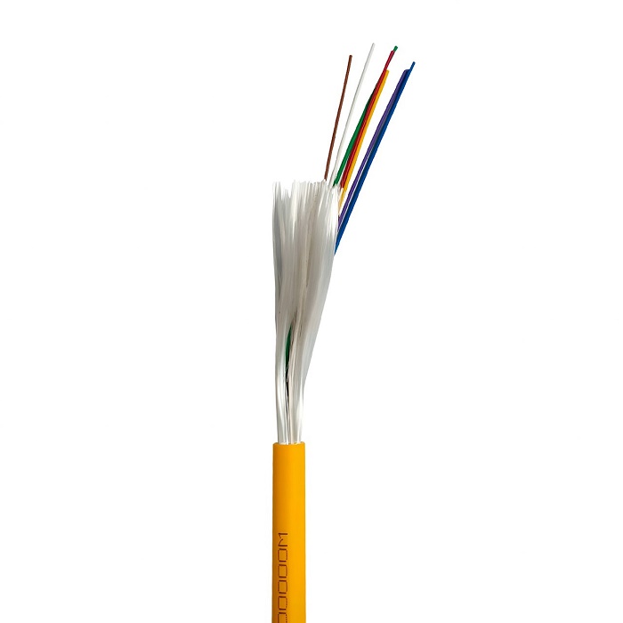 Кабель ВО распределительный, универсальный, 8x9/125 OS2 нг(А)-HF, плотный буфер, желтый