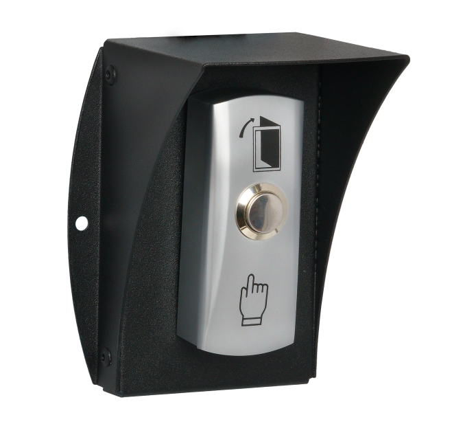 Защитный козырек для установки считывателей, кнопок звонков, габаритный размер 92х111х73 мм, установочные размеры не более 70х108 мм, вес 0,16 кг.