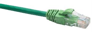 Коммутационный шнур U/UTP категория 5e LSZH нг(А)-HF 1,0 м, зеленый