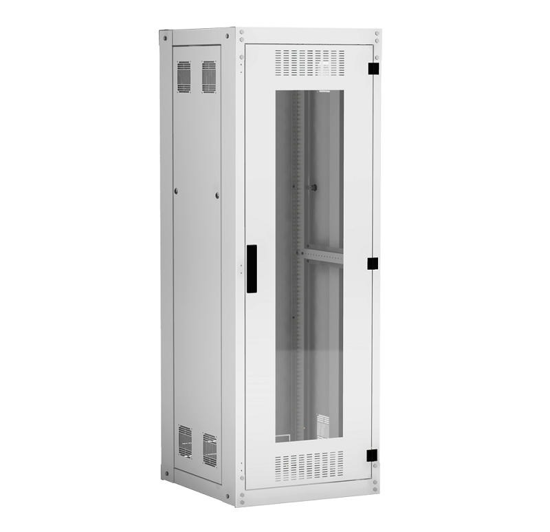 EC-FZ-336060-GMM-GY - Напольный шкаф 19", 33U, стеклянная дверь, цельнометаллические стенки, Ш600хВ1641хГ600мм, в разобранном виде, серый Напольный шкаф 19", 33U, стеклянная дверь, цельнометаллические стенки, Ш600хВ1641хГ600мм, в разобранном виде, серый