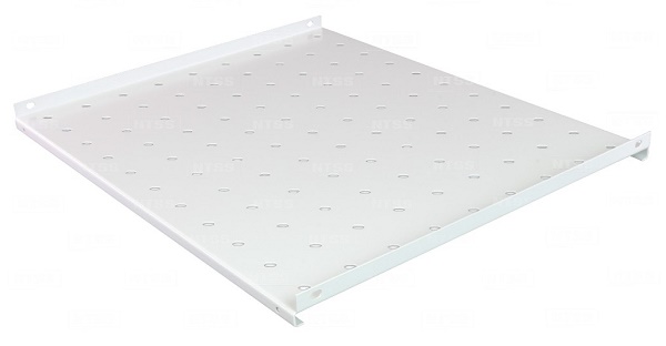 Стационарная полка 19" глубиной 600мм, серая