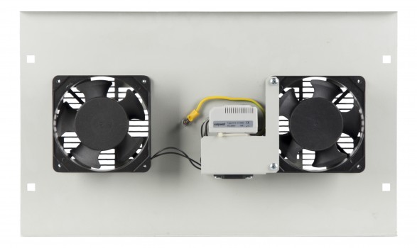Вентиляторный модуль для напольного шкафа RR, 2 вентилятора, термостат
