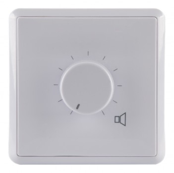 Регулятор громкости (аттенюатор) 160 Вт/100 В, реле принудительного включения, 80 х 80 х 74 