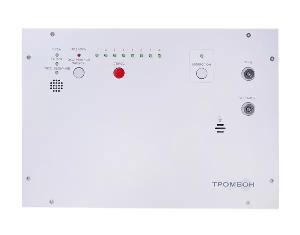 Блок оповещения предназначен для работы в составе системы звукового вещания «Тромбон IP». Модуль предназначен для приёма тревожных сигналов от систем регистрирующих тревожные события и передачи тревожных сообщений на усилители мощности.