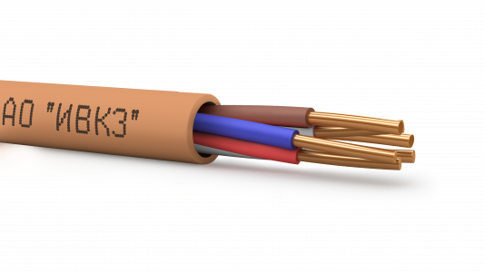 Кабель безгалогенный огнестойкий 2x2x1,5 для систем пожарной сигнализации, (200 м)