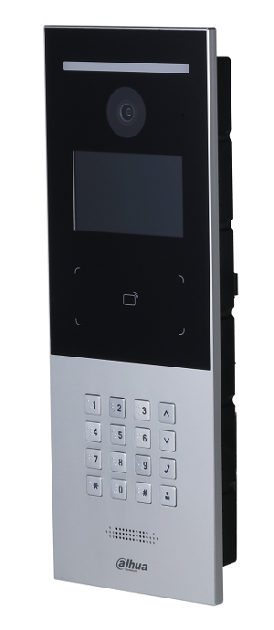 DHI-VTO6521F-S2 Вызывная панель c механической клавиатурой, Поддерживает открытие через IC карту, пароль, QR-код и их комбинации.