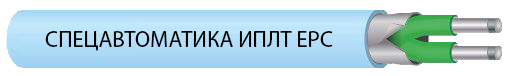 Линейный тепловой извещатель (термокабель) в ПВХ оболочке, t срабатывания -180°С (Голубой)