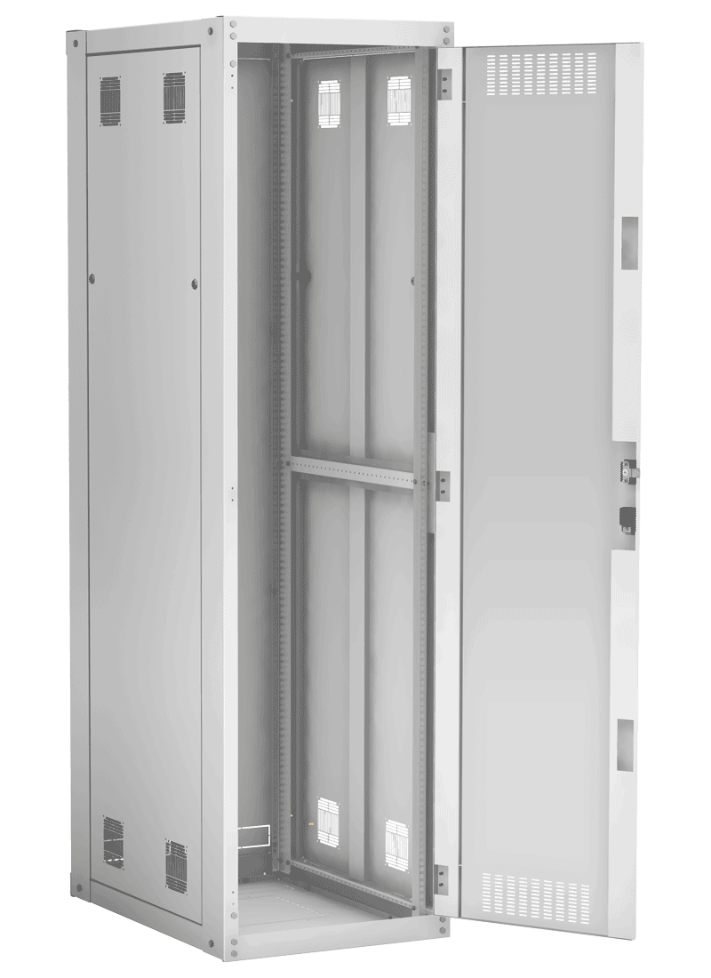 EC-FZ-426080-MMM-GY - Напольный шкаф 19", 42U, металлическая дверь, цельнометаллические стенки, Ш600хВ2042хГ800мм, в разобранном виде, серый Напольный шкаф 19", 42U, металлическая дверь, цельнометаллические стенки, Ш600хВ2042хГ800мм, в разобранном виде, серый