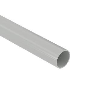 Труба ПВХ жёсткая гладкая д.40мм, тяжёлая, 2м, цвет серый, (уп. 20 м.)