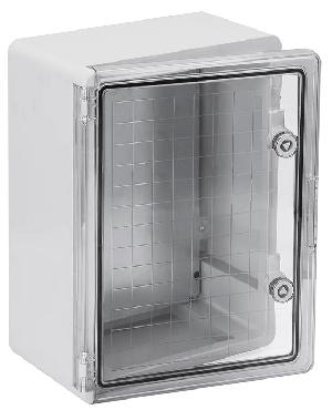 Корпус пластиковый ЩМПп 400х300х170мм прозрачная дверь УХЛ1 IP65