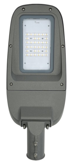 Светильник охранного освещения светодиодный. Высокая эффективность: световой поток 13600 лм при мощности 102Вт. Широкий угол освещения 150х80° Не создают засветки камерам видеонаблюдения. Управление светильником:  НЗ-контакты (3 режима работы); Подача напряжения (9…30 В);  Интерфейс RS-485 (плавная регулировка яркости). Алюминиевый корпус. Уличное исполнение. Крепление «на опору». Степень защиты IP65. - 40...+50°С