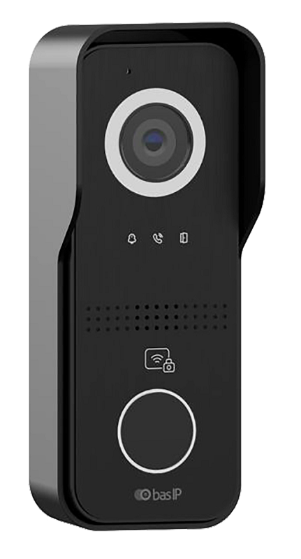 Вызывная панель индивидуальная. Цифровая IP камера: 2,0 Мп. Угол обзора 110°. Пластиковый корпус. Накладной монтаж, уголок. Оригинальный дизайн. IP65. -40 до +65°C. Считывание карт, брелоков Mifare® Plus и Mifare® Classic. Память до 10 000 идентификаторов (ключей). Питание: + 12В 802.3af и PoE. Поддержка SIP P2P, кнопка выхода, датчик двери. Механическая кнопка вызова. 50×130×28 мм.