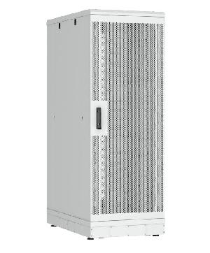 Напольный шкаф 19", 33U, перфорированные двери, металлические стенки, Ш600хВ1610хГ1000мм, в разобранном виде, серый