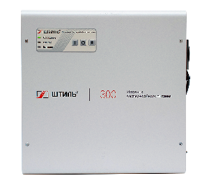 Источник бесперебойного питания настенный, on-line (с двойным преобразованием), чистая синусоида, 300 ВA (225 Вт); U-вх.220 В; одна встроенная АКБ 12 В 9 Ач; U-акб.12 В, I-заряд.6 А; выходные разъёмы - EURO F-type с заземлением (1 шт.); холодный старт, совместим с генератором; IP20, t-раб.+5...+40°C, 283х285х93 мм