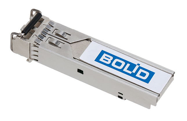 Модуль SFP предназначен для передачи и приема оптических сигналов между сетевыми устройствами, соединенными волоконно-оптическими линиями связи. Поддерживает передачу данных со скоростью до 1 Гб/с по одномодовому оптоволокну на расстояние до 20 км. Модуль SFP является парным и работает совместно с SFP-модулем BOLID SFP-GSM-3SB.