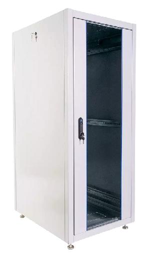 Шкаф телекоммуникационный напольный ЭКОНОМ 30U (600 × 1000) дверь стекло, дверь металл