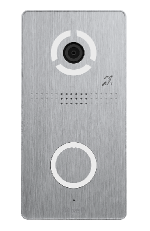 Вызывная панель индивидуальная. Накладной монтаж. Цифровая IP камера: 2,0 Мп. Угол обзора: 100°. IP65. -40 до +65 °C. Питание PoE 802.3af&nbsp;&nbsp;и +12В. Поддержка: SIP P2P, RS485, кнопка выхода, датчик двери. Механическая кнопка вызова с подсветкой. Встроенное реле для управления замком. 84×169×34мм. Цвет - серебро. Возможность индивидуальных нанесений (детали в сервисном центре). Интерфейс для подключения индукционной петли для людей со слуховыми аппаратами.
