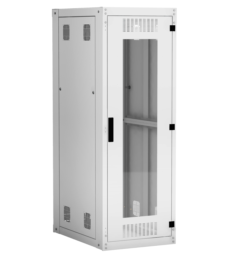 EC-FZ-336080-GMM-GY - Напольный шкаф 19", 33U, стеклянная дверь, цельнометаллические стенки, Ш600хВ1641хГ800мм, в разобранном виде, серый Напольный шкаф 19", 33U, стеклянная дверь, цельнометаллические стенки, Ш600хВ1641хГ800мм, в разобранном виде, серый