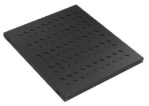 Полка стационарная 19", для шкафов глубиной 800, 570мм, нагрузка 50 кг, черный