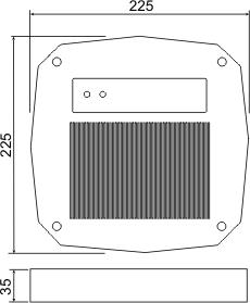 Считыватель большой дальности. Дальность чтения: карточка ЕМ-Marine - до 0,5 м, радиобрелок -до 10 м, радиобрелок CAME серии Top 433.92МГц - до 10 м, выход интерфейс: Dallas TM, Wiegand 26, RS-485,&nbsp;&nbsp;от -40 до +50 С