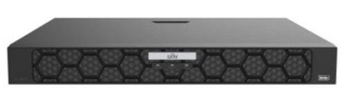 Видеорегистратор IP 32 канальный с 16 POE; до 320Мб/с; Ultra 265/H.265/H.264; до 16Мп; 2 SATA до 16ТБ; 1 HDMI, 1 VGA; Сеть: 1 порт 1000М, 16 портов PoE; Аудио вход/выход 1/1; Тревожный вход/выход 8/2; USB: 1 порт USB2.0, 1 порт USB3.0, Металл, AC 100～240В, RAID 1, Smart by IPC: Ультра детекция движения, Захват лиц, Распознавание лиц, Захват номеров, Измерение температуры, Интеллектуальная защита периметра(SIP), Видеометадата, Мониторинг трафика