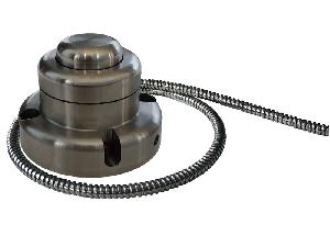 Кнопка управления магнитогерконовая взрывозащищенная, НР. С выводом кабеля в металлорукаве (1м) через отверстие в основании корпуса (осевой) - для скрытой прокладки