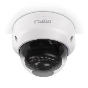 Купольная антивандальная&nbsp;&nbsp;видеокамера 2 Мп, TVI, CVI, AHD, CVBS, 1/2,8" КМОП, объектив 2,8 м