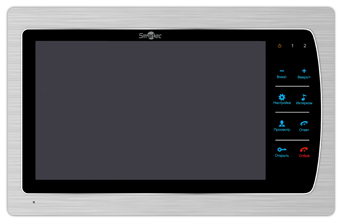 Монитор видеодомофона 7", AHD, 4-х проводная линия связи, поддержка 2-х панелей вызова, поддержка 5 доп. мониторов