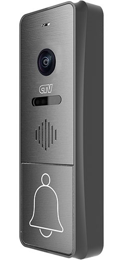 CTV-D4004FHD графит - Вызывная панель для видеодомофона, AHD-H/AHD-M/ CVBS, 1080p, 160°, объектив fish eye, ИК-фильтр для "ночного" режима, подсветка кнопки вызова, блок управления замком (БУЗ) и монт. уголок в комплекте, цв. графит Вызывная панель для видеодомофона, AHD-H/AHD-M/ CVBS, 1080p, 160°, объектив fish eye, ИК-фильтр для "ночного" режима, подсветка кнопки вызова, блок управления замком (БУЗ) и монт. уголок в комплекте, цв. графит