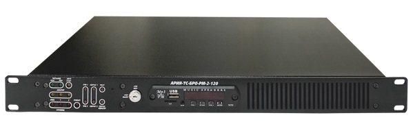 Блок речевого оповещения с высоковольтными выходами (2 линии оповещения), выходом для подключения АКБ и возможностью трансляции музыки, выходная мощность - 2х120Вт, питание - 220В, резервное питание - АКБ 26А/ч - 2шт, IP20, ГО и ЧС, 5 речевых сообщений длительностью 100 сек., кол-во БР- до 50 шт., кол-во&nbsp;&nbsp;оповещателей - до 2х120 шт., 430х45х275мм, -10 …+55°С, вес - 4,0кг.