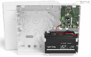 Блок резервного питания 12V 2,5А в корпусе "Контакт" под АКБ 7 Aч