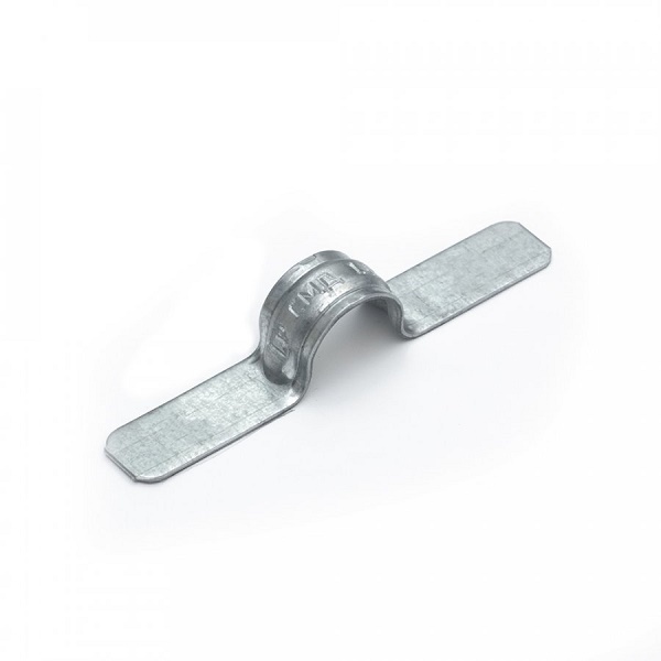 Скоба металлическая двухлапковая СМД d12-13 мм для монтажного пистолета (без отверстий) (100шт/уп)