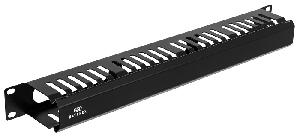 Организатор металлический с гребенкой и крышкой, черный